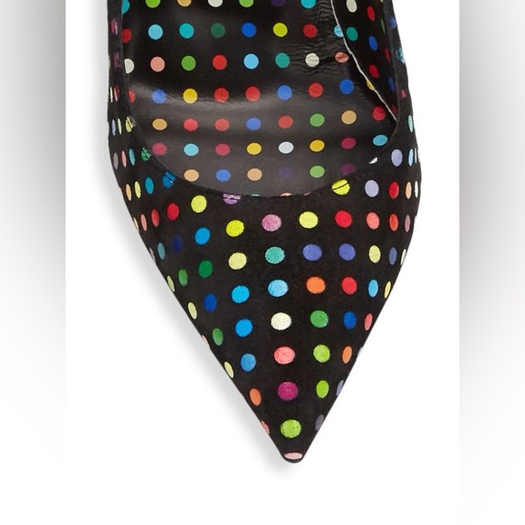 Christian Louboutin Hot Chick 100 Polka Dot Suede Pumps Size 41 - Picture 4 of 12